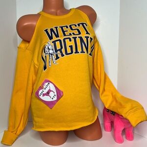 Victoria’s Secret PINK XS West Virginia University Mountaineers Sweatshirt Top